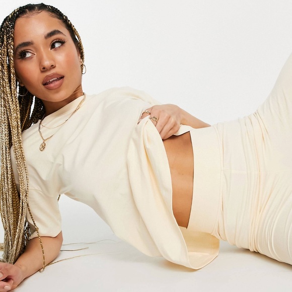 ThreadbareOversized shirt and shorts Co-ord set . - Picture 6 of 7